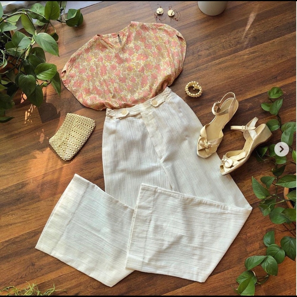 1940 lightweight silk blouse